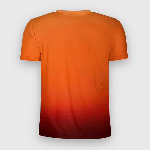 Мужская спорт-футболка Лисёнок в цветах / 3D-принт – фото 2
