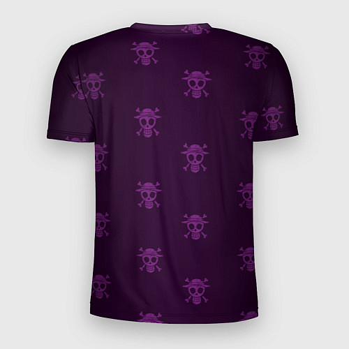 Мужская спорт-футболка One piece - Луффи в стиле Пип-Бой / 3D-принт – фото 2
