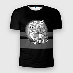 Футболка спортивная мужская Luffy gear 5 - старый мультфильм, цвет: 3D-принт