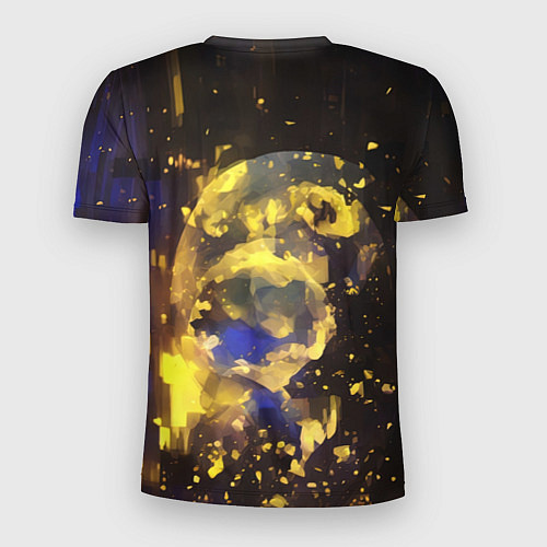 Мужская спорт-футболка Грустная девушка-кошка / 3D-принт – фото 2