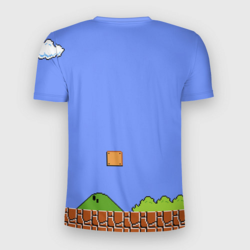 Мужская спорт-футболка Первый уровень Марио / 3D-принт – фото 2