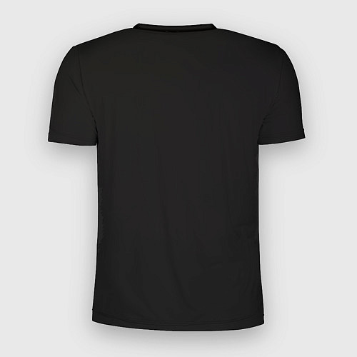 Мужская спорт-футболка Волк в кромешной темноте / 3D-принт – фото 2