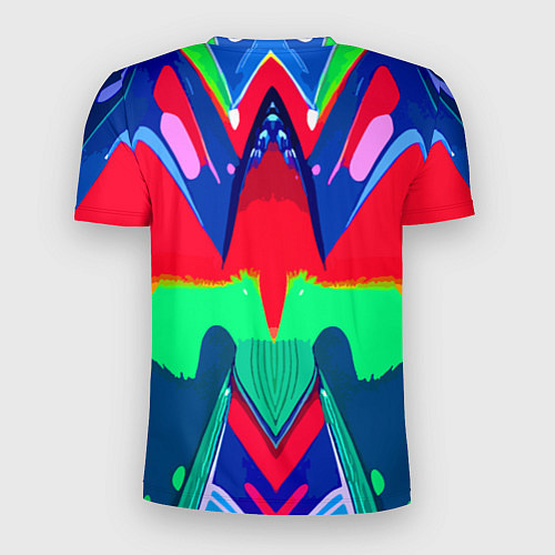Мужская спорт-футболка Abstract mirror composition / 3D-принт – фото 2