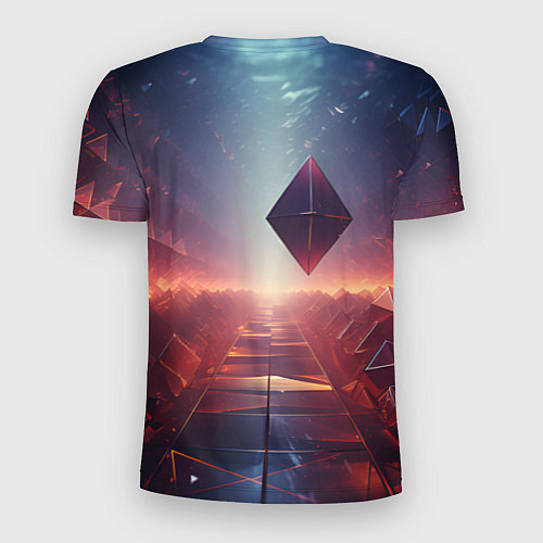 Мужская спорт-футболка 3D Ромб / 3D-принт – фото 2