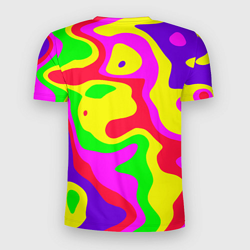 Мужская спорт-футболка Абстракция пять цветов / 3D-принт – фото 2