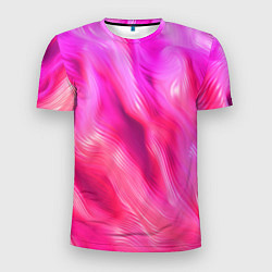 Футболка спортивная мужская Pink abstract texture, цвет: 3D-принт