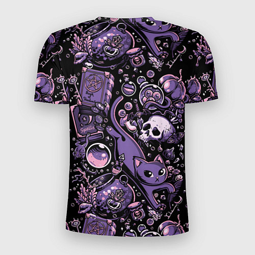 Мужская спорт-футболка Ведьминский паттерн / 3D-принт – фото 2