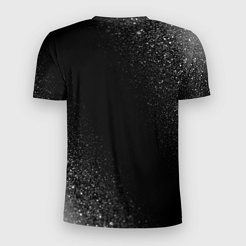Мужская спорт-футболка Blink 182 glitch на темном фоне / 3D-принт – фото 2