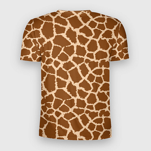Мужская спорт-футболка Кожа жирафа - giraffe / 3D-принт – фото 2