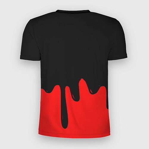 Мужская спорт-футболка Алиса рок группа краски / 3D-принт – фото 2