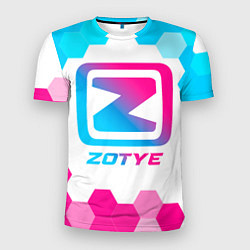 Мужская спорт-футболка Zotye neon gradient style