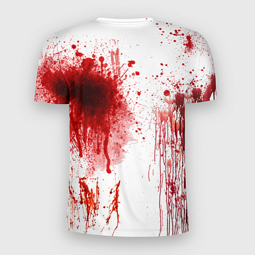 Мужская спорт-футболка Брызги крови / 3D-принт – фото 2