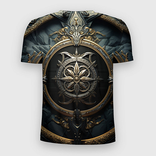 Мужская спорт-футболка Сова в викинг-стиле / 3D-принт – фото 2