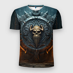 Мужская спорт-футболка Викингский герб