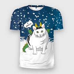 Мужская спорт-футболка Я дракон - кот