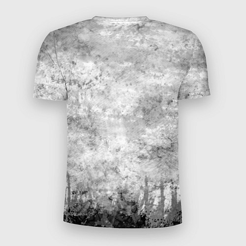 Мужская спорт-футболка Texture - Злой волк / 3D-принт – фото 2