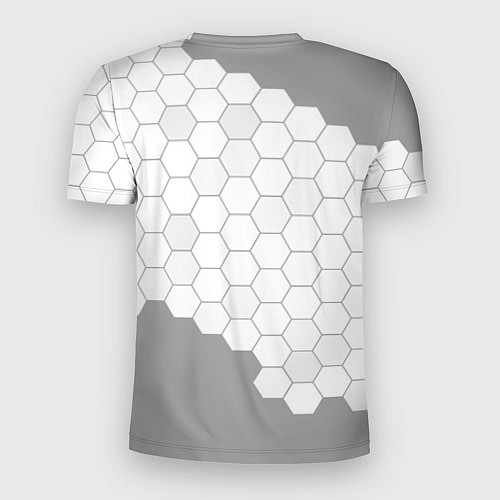 Мужская спорт-футболка Hitman glitch на светлом фоне вертикально / 3D-принт – фото 2