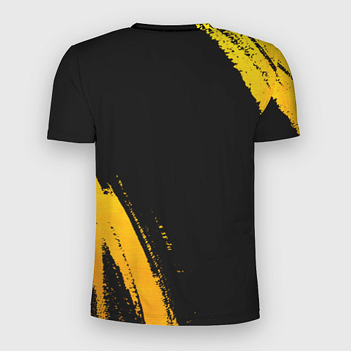 Мужская спорт-футболка Maneskin - gold gradient вертикально / 3D-принт – фото 2