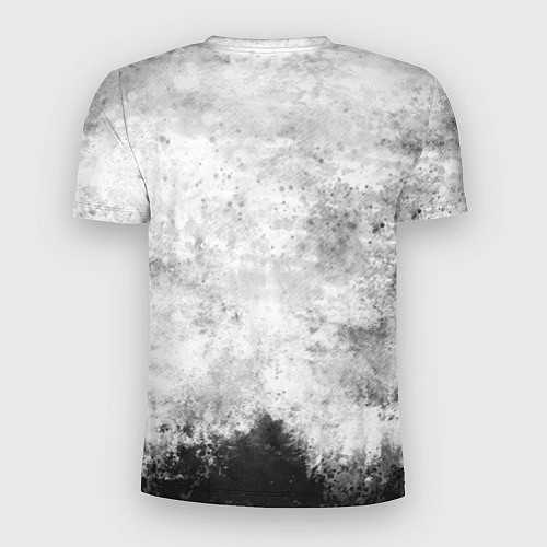 Мужская спорт-футболка Texture - разозленный волк / 3D-принт – фото 2