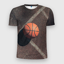 Мужская спорт-футболка Мяч баскетбольный