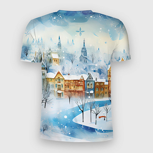 Мужская спорт-футболка Новогодний дракон 2024 / 3D-принт – фото 2