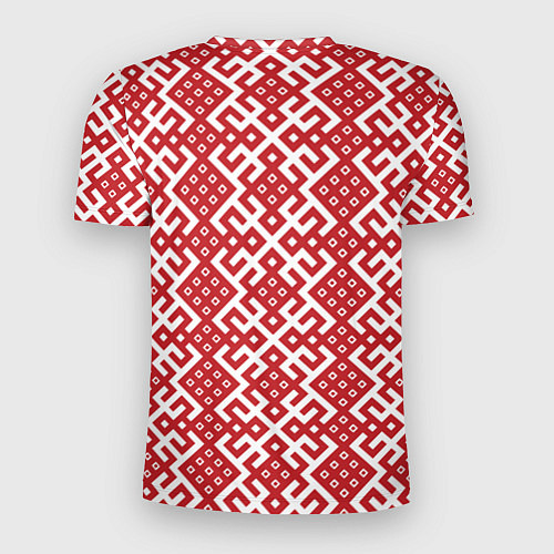 Мужская спорт-футболка Макошь - славянские обережные узоры / 3D-принт – фото 2