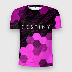 Футболка спортивная мужская Destiny pro gaming посередине, цвет: 3D-принт