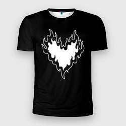 Мужская спорт-футболка Burning heart