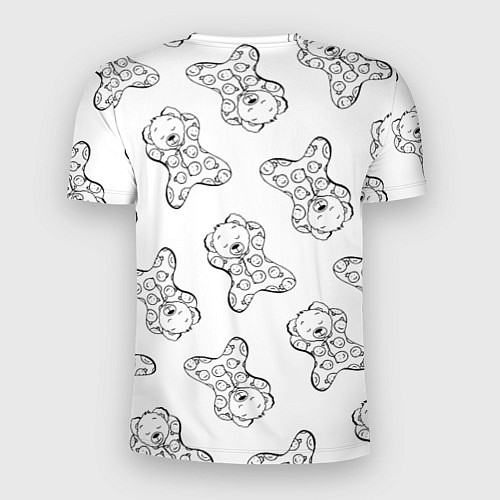 Мужская спорт-футболка Сончас у медвежат - раскраска / 3D-принт – фото 2