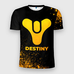 Футболка спортивная мужская Destiny - gold gradient, цвет: 3D-принт