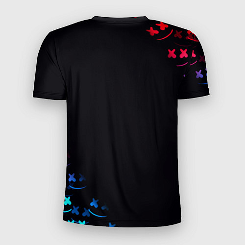 Мужская спорт-футболка Маршмеллоу неон / 3D-принт – фото 2