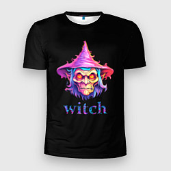 Мужская спорт-футболка Cartoon witch
