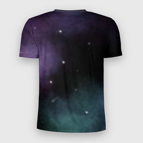 Мужская спорт-футболка Космос и звезды на темном фоне / 3D-принт – фото 2