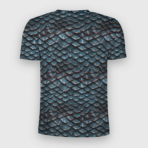 Мужская спорт-футболка Dragon scale pattern / 3D-принт – фото 2