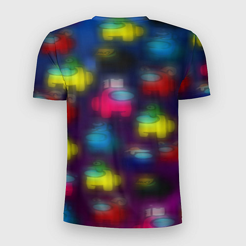 Мужская спорт-футболка Among us space game / 3D-принт – фото 2