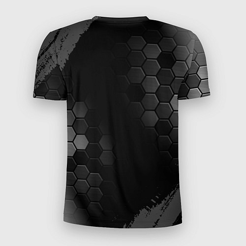 Мужская спорт-футболка Saints Row glitch на темном фоне / 3D-принт – фото 2