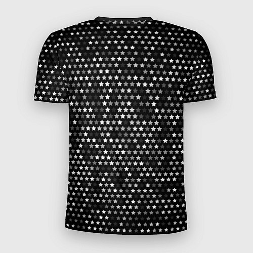 Мужская спорт-футболка Lindemann glitch на темном фоне вертикально / 3D-принт – фото 2