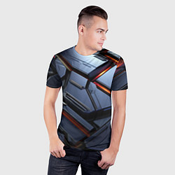 Футболка спортивная мужская Абстрактная красота, цвет: 3D-принт — фото 2