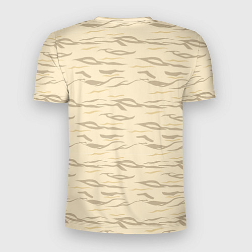 Мужская спорт-футболка Пастельный тигр / 3D-принт – фото 2