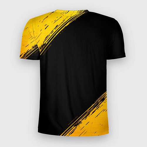 Мужская спорт-футболка Maneskin - gold gradient / 3D-принт – фото 2