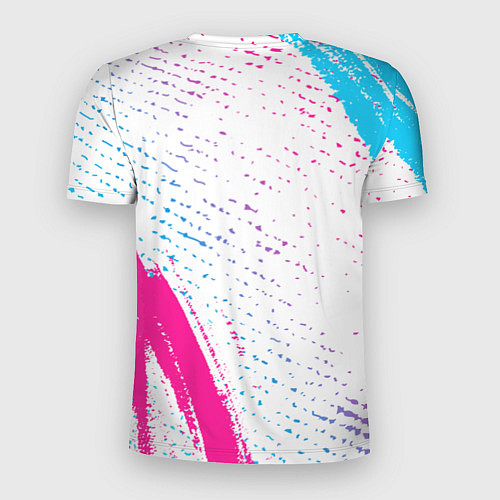Мужская спорт-футболка Thousand Foot Krutch neon gradient style вертикаль / 3D-принт – фото 2