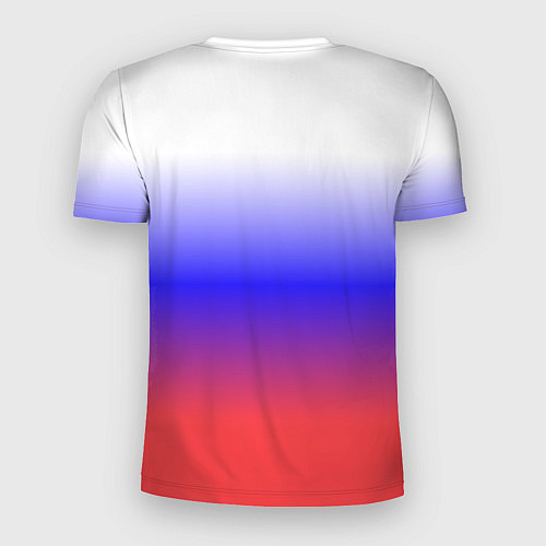 Мужская спорт-футболка Фраг России градиент / 3D-принт – фото 2