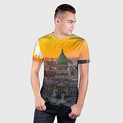 Футболка спортивная мужская Буэнос-Айрес, цвет: 3D-принт — фото 2