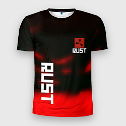 Мужская спорт-футболка Rust the game colors