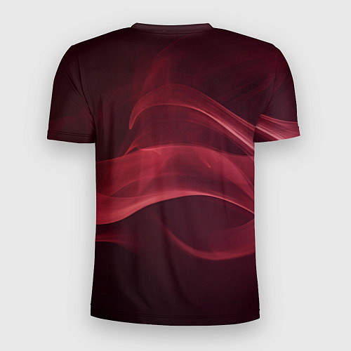 Мужская спорт-футболка Малиновый дым / 3D-принт – фото 2
