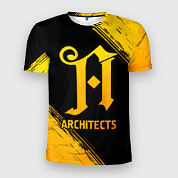 Футболка спортивная мужская Architects - gold gradient, цвет: 3D-принт