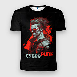 Мужская спорт-футболка Cyberpunk man