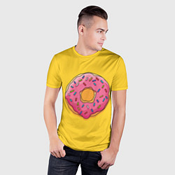 Футболка спортивная мужская Пончик Гомера, цвет: 3D-принт — фото 2