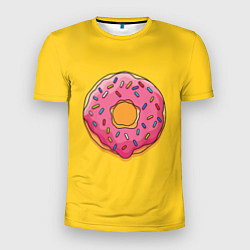 Мужская спорт-футболка Пончик Гомера