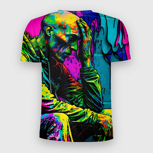 Мужская спорт-футболка Одиночество / 3D-принт – фото 2